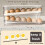 Refrigerator Egg Storage Box Automatic Scrolling Large Capacity Kitchen Egg Organizer 2