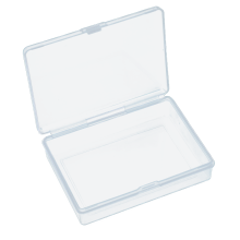 Portable and Secure Rectangle Mini Storage Containers, Clear Polypropylene Cases with Moisture Proof and Dustproof Design for Organizing Small Items,