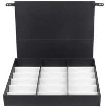 Innovative Sunglasses Organizer Box, Mdf + Pu Construction For Durability, Display Stand & Storage Case For Your Valuable Glasses, With Fabric Lin