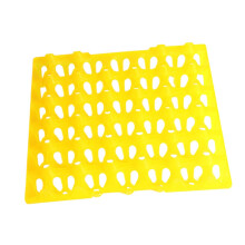 Farm Egg Container For Long Distance Transport Breathable Plastic Egg Holder Yellow 29x29x5 cm