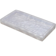 Molde de silicona para hormigón, versátil para proyectos de manualidades, molde de bandeja de cemento de diseño minimalista para almacenamiento en