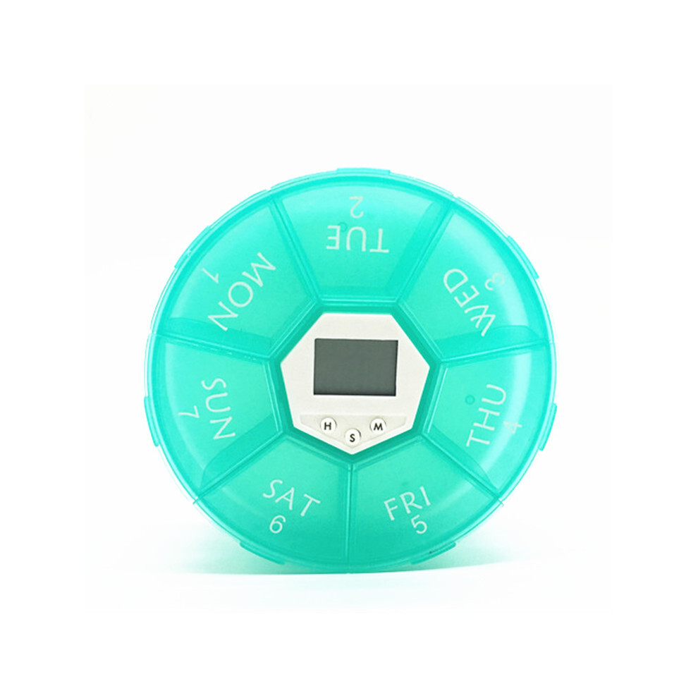Medication Management System, Weekly Pill Organizer with Alarm Reminder for Timely Medication, Portable Pill Box for Safe Travel, Large Capacity Pillb