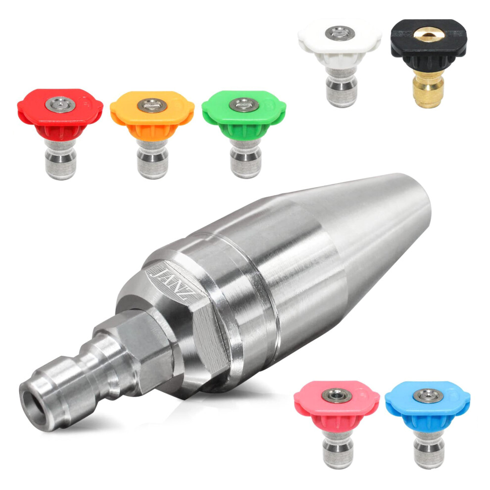 4000Psi Pressure Washer Rotating Nozzle 360Rotating Flows 7696000733180