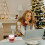 Home Holiday Pink Christmas Tree Glasbecher, doppelwandige, 6