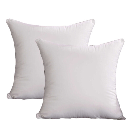 Almofadas decorativas quadradas de 45 x 45 cm (18 x 18 polegadas), hipoalergênicas e confortáveis para uso externo, com costura reforçada em