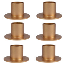 Runde Kerzenständer aus Eisen, künstlerische dekorative-Gold 6
