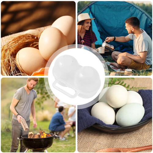 Egg Protector Box Picnic Egg Storage Case Tray Grids Shockproof Carrier For Outdoor Camping 2