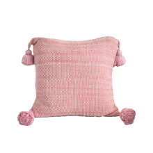 Acabamento impecável, design com zíper invisível para quarto e carro, capa de almofada decorativa boho com detalhes em tecido chenille, lavável