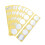 100/250PCS 45mm Silver Golden Redness Certificate Wafer-B 1