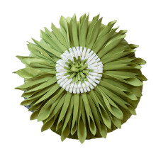 Décoration artistique pour la maison, idée cadeau créative : coussin rond à fleurs, coussin décoratif en forme de cœur 3D pour toutes les