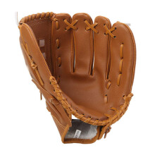 Baseball Glove Softball Thickened Practice Mitt Outdoor Throwing Gear 10.5/11.5/12.5 Inch Brown Adult Youth Child