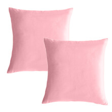 Housses de coussin en velours avec fermeture éclair invisible, décor uni et doux pour une utilisation polyvalente et un entretien facile
