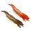 Artificial Shrimps Realistic Prawns Model-red shrimp 2