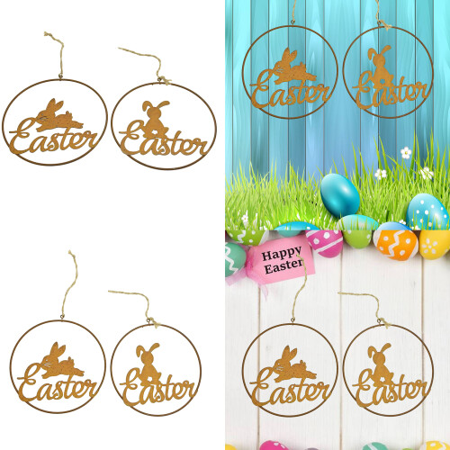 Easter Door Decor,Easter Hangings Sign for Easter Party Decor 1
