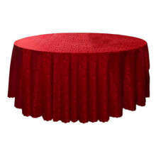 Okrągły, odporny na zalanie obrus na stół do jadalni, wytrzymały, elegancki, kwiatowy wzór, wielokrotnego użytku, żakardowy, damasceński,