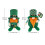 1PC StPatrick's Day Gnomes Dwarfs Face Less Doll-Hug cornucopia 4