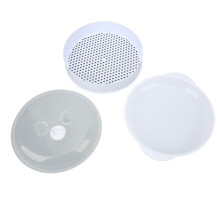 Healthy Pasta Rice Cooking Pot Pan, Reusable Plastic Microwave Steamer with Handle for Easy Access and Rust Proof Wear Resistance in Home Kitchen