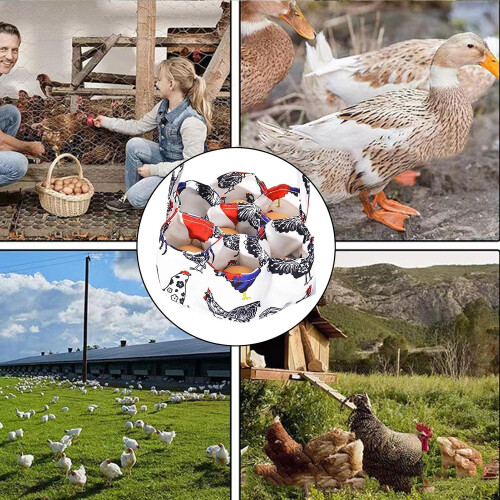 Egg Collecting Basket Large Capacity Chicken Egg Collecting Bag With Convenient Handle 2