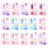 8Pcs Funny And Functional Cup Decoration Set Drinkware-6 2