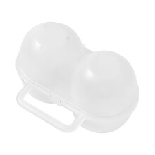 Portable Egg Holder With 2Grid Design, Shockproof Egg Storage, Kitchen And Outdoor Use, Camping And Picnics And Hiking