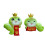 1Set Crowned Snake Figurines Car Dashboard Decoration-Set 1 1