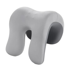 Office Napping Pillow with Memory Foam,-Light and dark gray