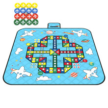 Picnic Mat Waterproof Blanket Thickened Multifunctional Chess Carpet Mat 200x200cm For Camping Park Lawn Chess Pieces