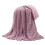 Highly Softness Throw Blanket Sofa Bed-Monet purple Style 4 1