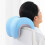 Office Napping Memory Foam Pillow for Desk-Blue with gray 6