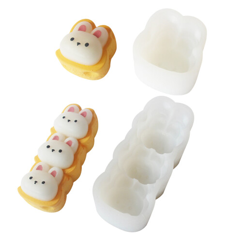 Crafting Molds Fondant Molds Suitable for-Bunk Cheese Rabbit 1