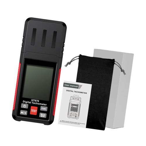 High Accuracy Digital Tachometer Double Use Contact Contactless