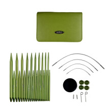 10Pairs Interchangeable Knitting Needle Set 2.2mm-5.0mm Aluminum