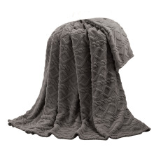 Soft Fleece Throw Blanket Lightweight-gentleman gray Style 4