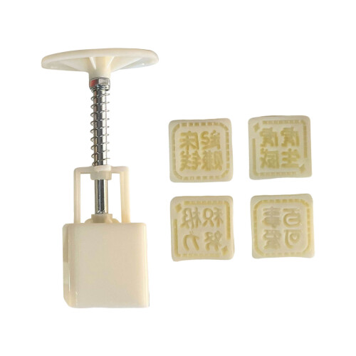 Chinese Character Shape Dessert Molds ABS Texture Pastries