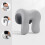 Desk Sleeping Memory Foam Pillow, Neck-Dark and light gray 4