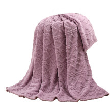 Soft Throw Blanket Warm Blankets Throw-Monet purple Style 2