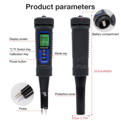 Easy Carry 4 Parameter Lebensmittelsicherheitstester TDS 2