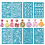 Silk Screen Stencils for Clay DIY Earrings Easter Rabbit-SY160 2
