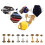 Double Caps Brass Rivets with Punch Pliers and 3Pcs Install Tools 2