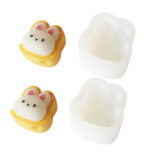 Animal Shape Silicone Molds Flexible Resin-1 cheese bunny
