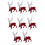 Luxurious Tree Ornaments Collection Flocking Snowflake-Elk 1