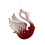 Luxurious Tree Ornaments Collection Flocking Snowflake-Elk 7