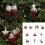 Luxurious Tree Ornaments Collection Flocking Snowflake-Elk 3
