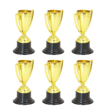 Pack of 6 Children's Trophies Mini Trophies Toy Handle Trophies