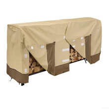 Firewood Rain Cover 8 Ft Waterproof Outdoor Firewood Rack Cover With Ventilation Holes For Garden Patio Shed
