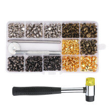Metal Button Snaps Heavy Duty Snap Fasteners Kits DIY-Set 8