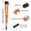 Ajustement sécurisé de sangle personnalisable de-Orange 5