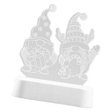 Festival Acrylic Christmas Nightlight LED Light Ornament-Type E