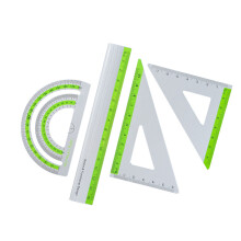Outil de dessin professionnel 4 pièces, construction en-Vert