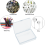 Rectangle Mini Storage Containers with Hinged Lid, Hard Plastic Moisture Proof Cases for Organizing Small Items, See-Through Lids for Easy Identificat 3